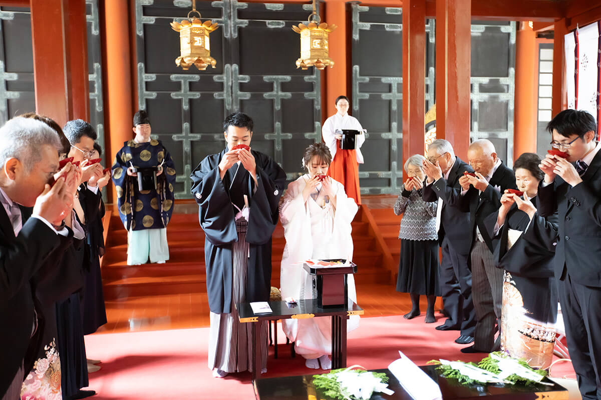 日光二荒山神社で挙げられたお客様の結婚式写真15
