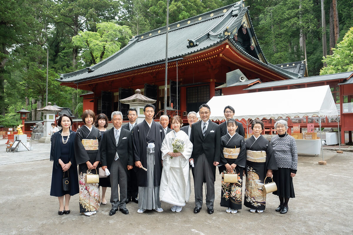 日光二荒山神社で挙げられたお客様の結婚式写真16
