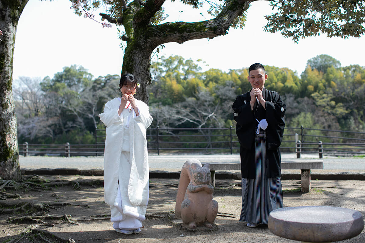岡山神社で挙げられたお客様の結婚式写真02