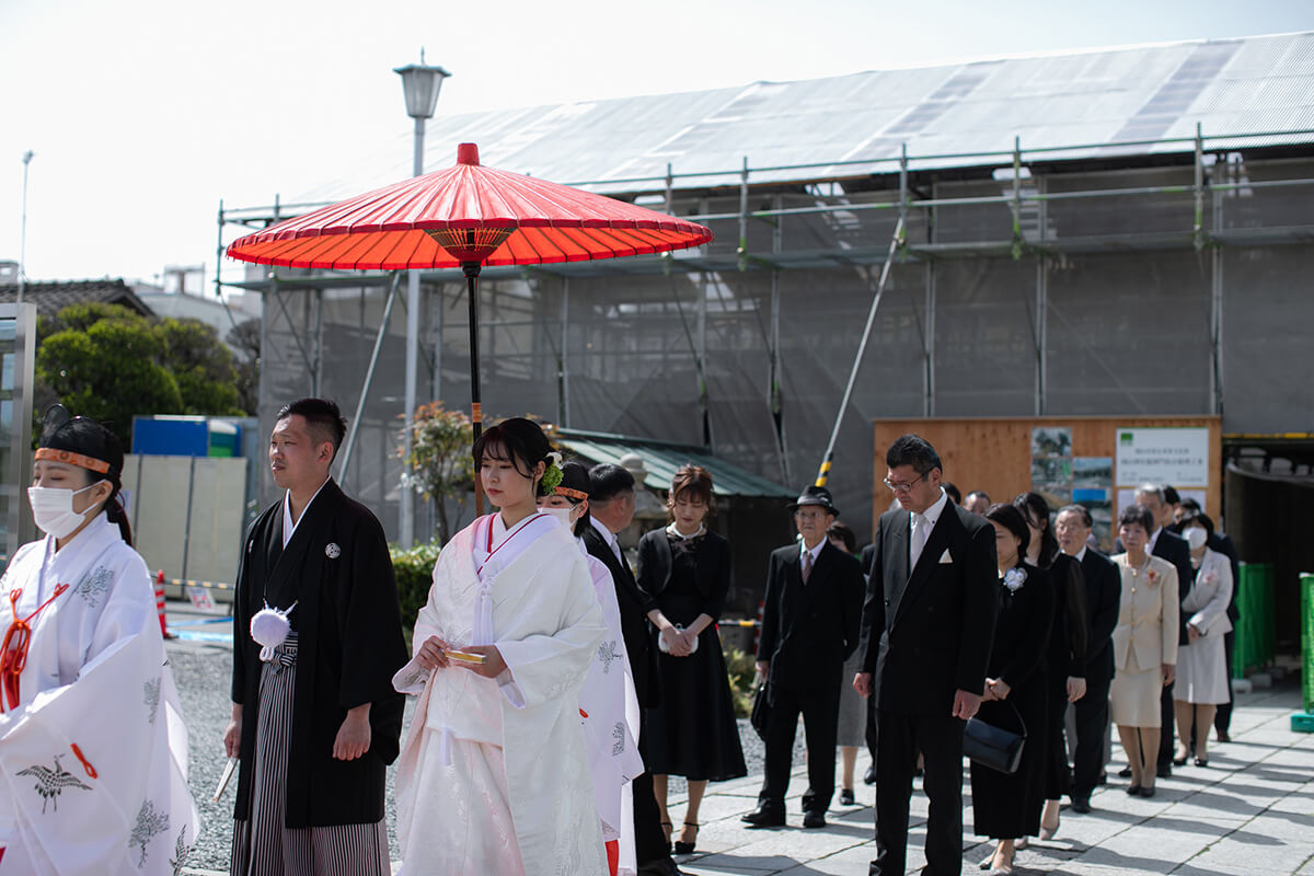 岡山神社で挙げられたお客様の結婚式写真03