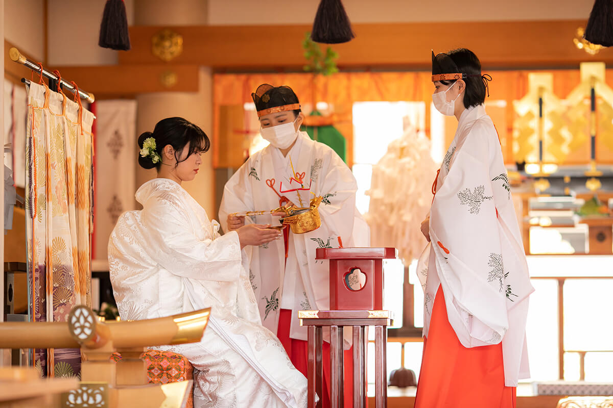 岡山神社で挙げられたお客様の結婚式写真08