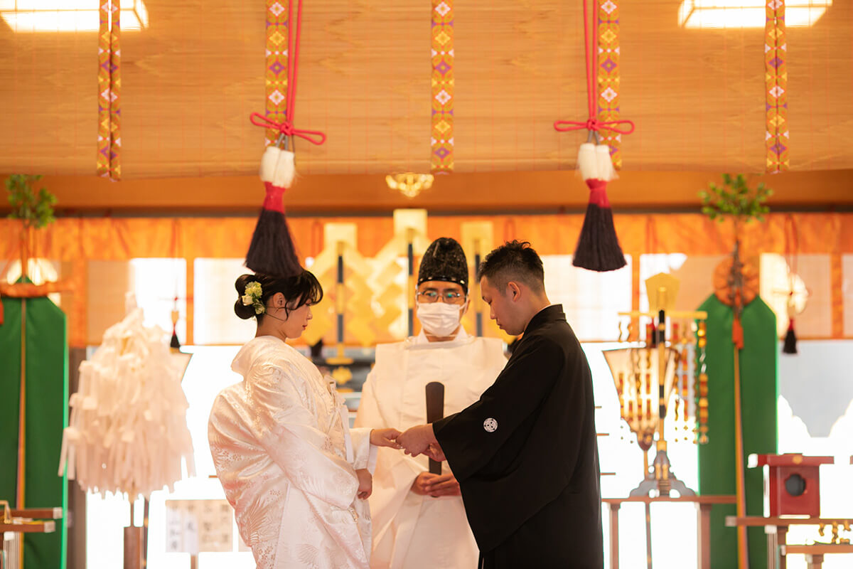岡山神社で挙げられたお客様の結婚式写真10
