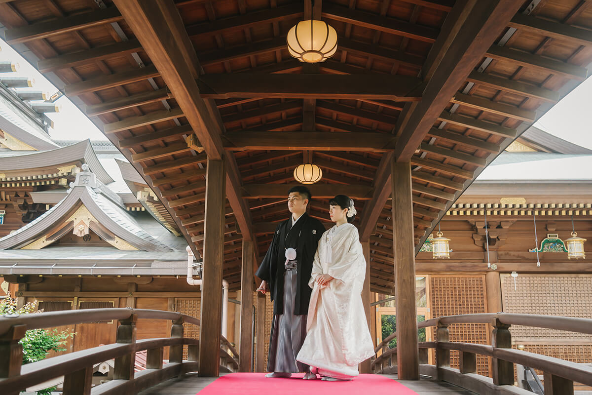 湯島天満宮で挙げられたお客様の結婚式写真01