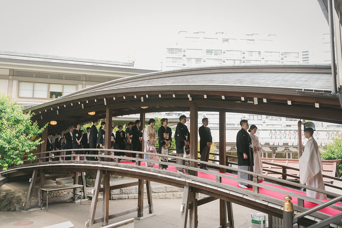 湯島天満宮で挙げられたお客様の結婚式写真02