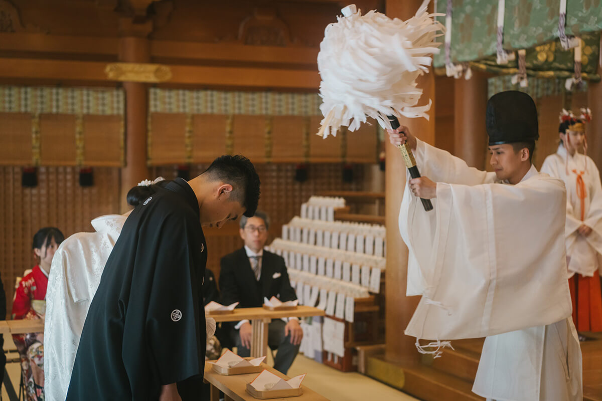 湯島天満宮で挙げられたお客様の結婚式写真04
