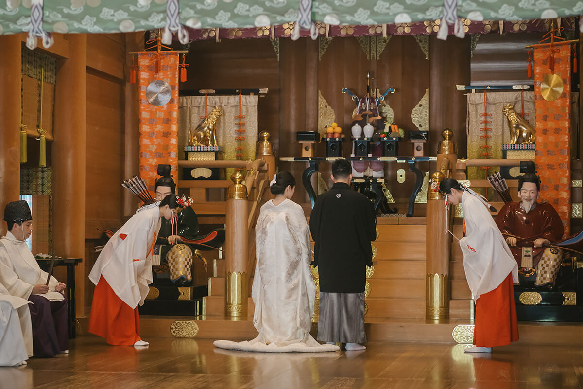 湯島天満宮で挙げられたお客様の結婚式写真06
