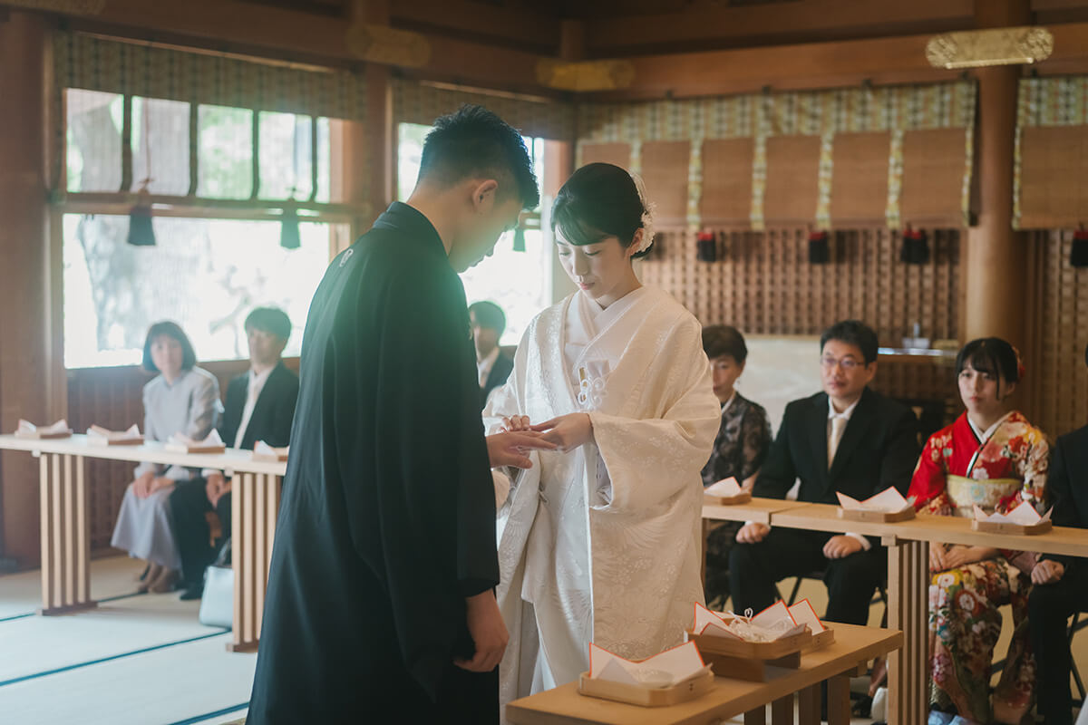 湯島天満宮で挙げられたお客様の結婚式写真07