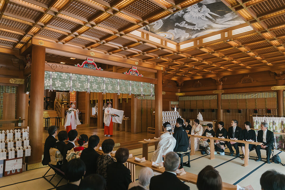 湯島天満宮で挙げられたお客様の結婚式写真08