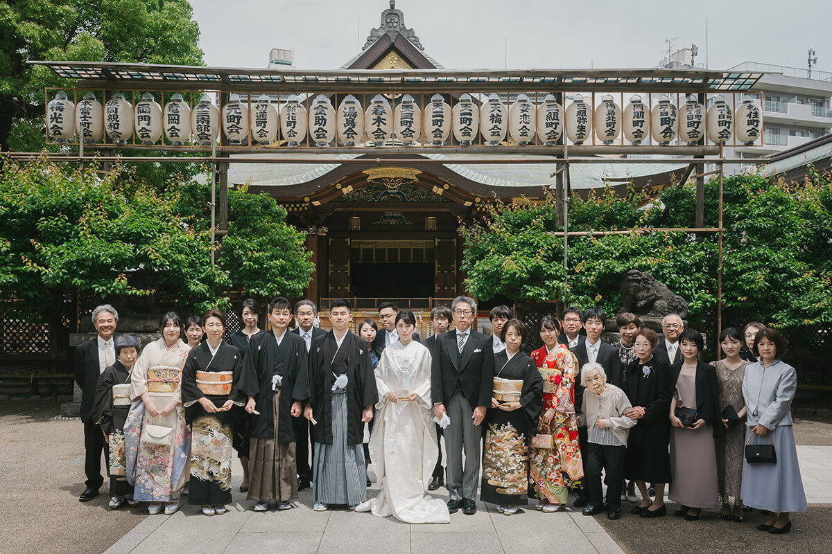 湯島天満宮で挙げられたお客様の結婚式写真12