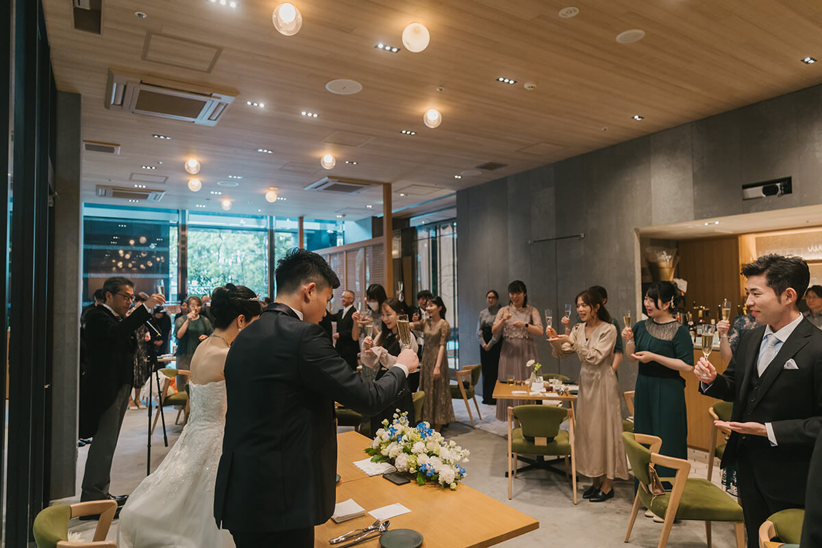 湯島天満宮で挙げられたお客様の結婚式写真13