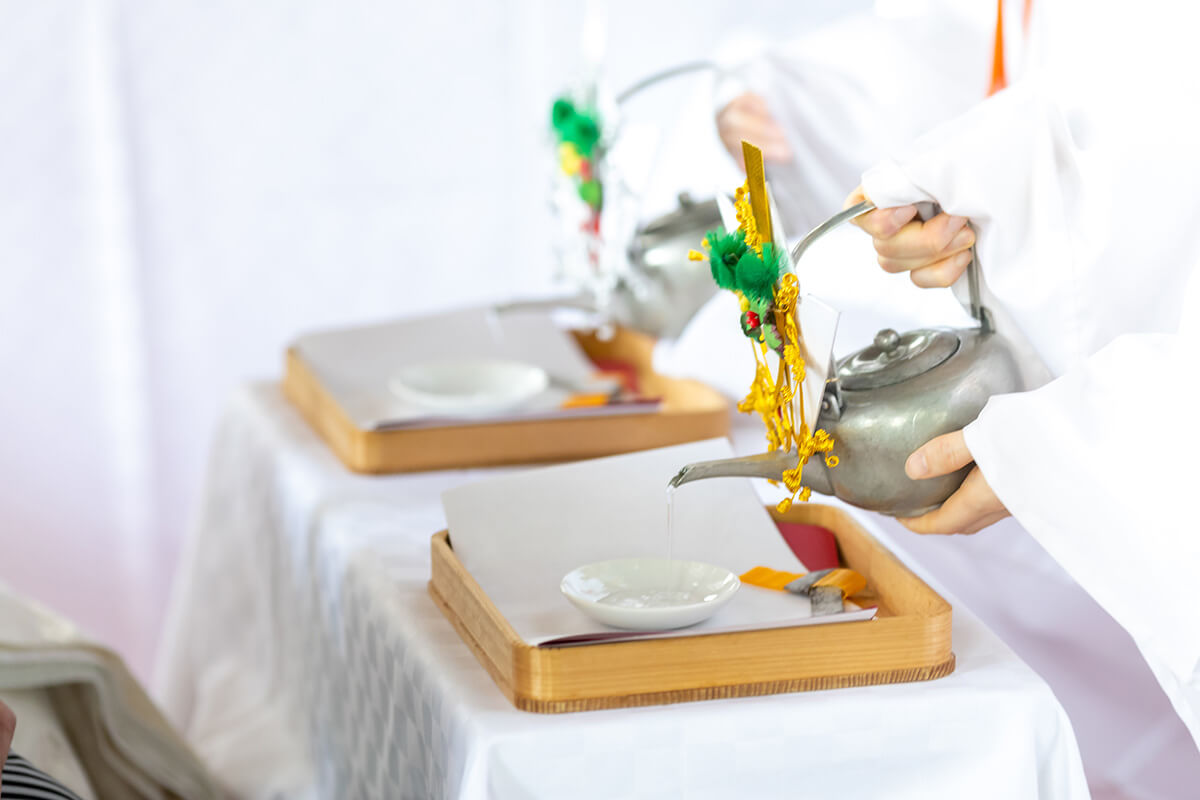 御霊神社で挙げられたお客様の結婚式写真12