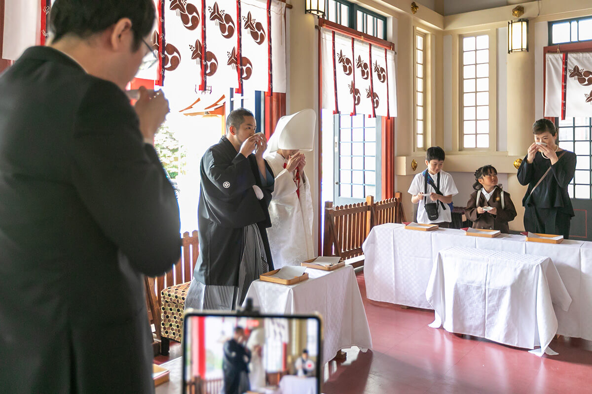 御霊神社で挙げられたお客様の結婚式写真13