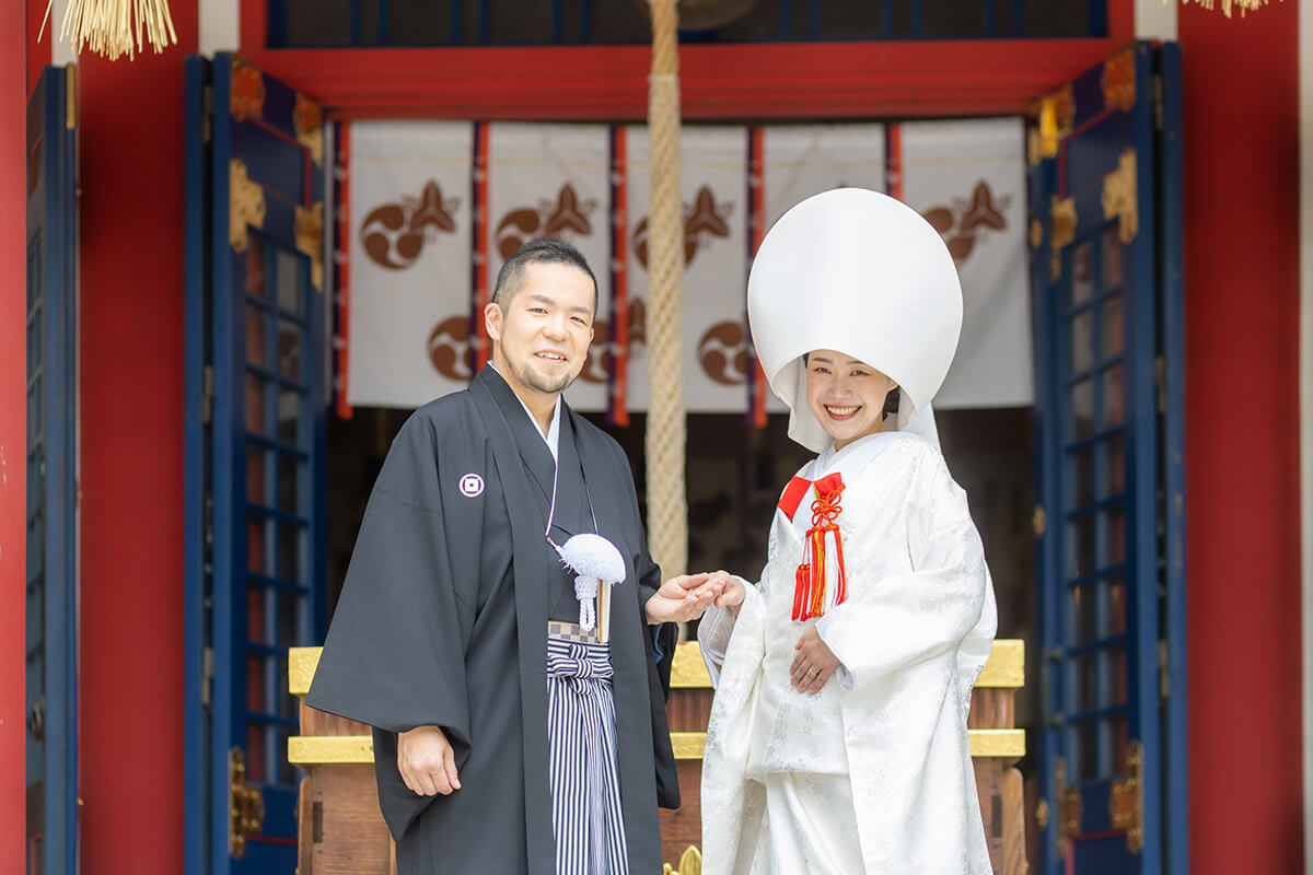 御霊神社で挙げられたお客様の結婚式写真14