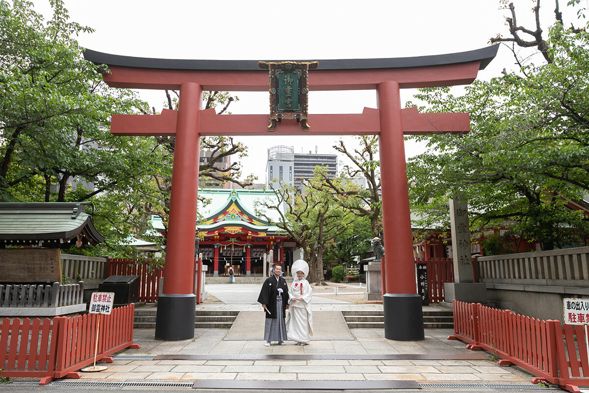 御霊神社で挙げられたお客様の結婚式写真15