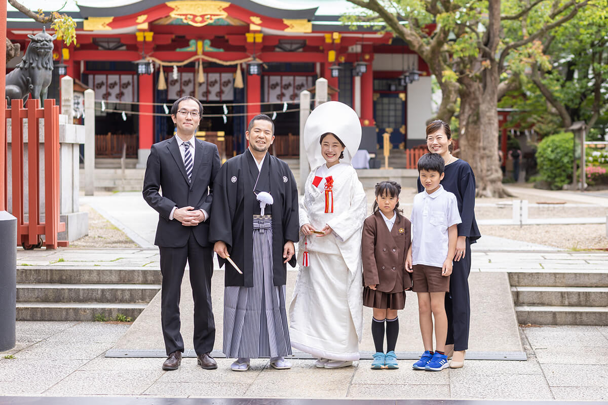 御霊神社で挙げられたお客様の結婚式写真16