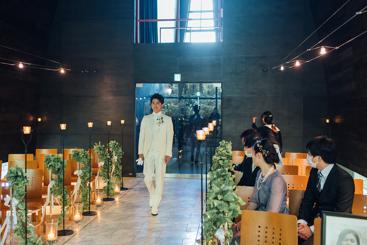 箱根の森 高原教会で挙げられたお客様の結婚式写真02