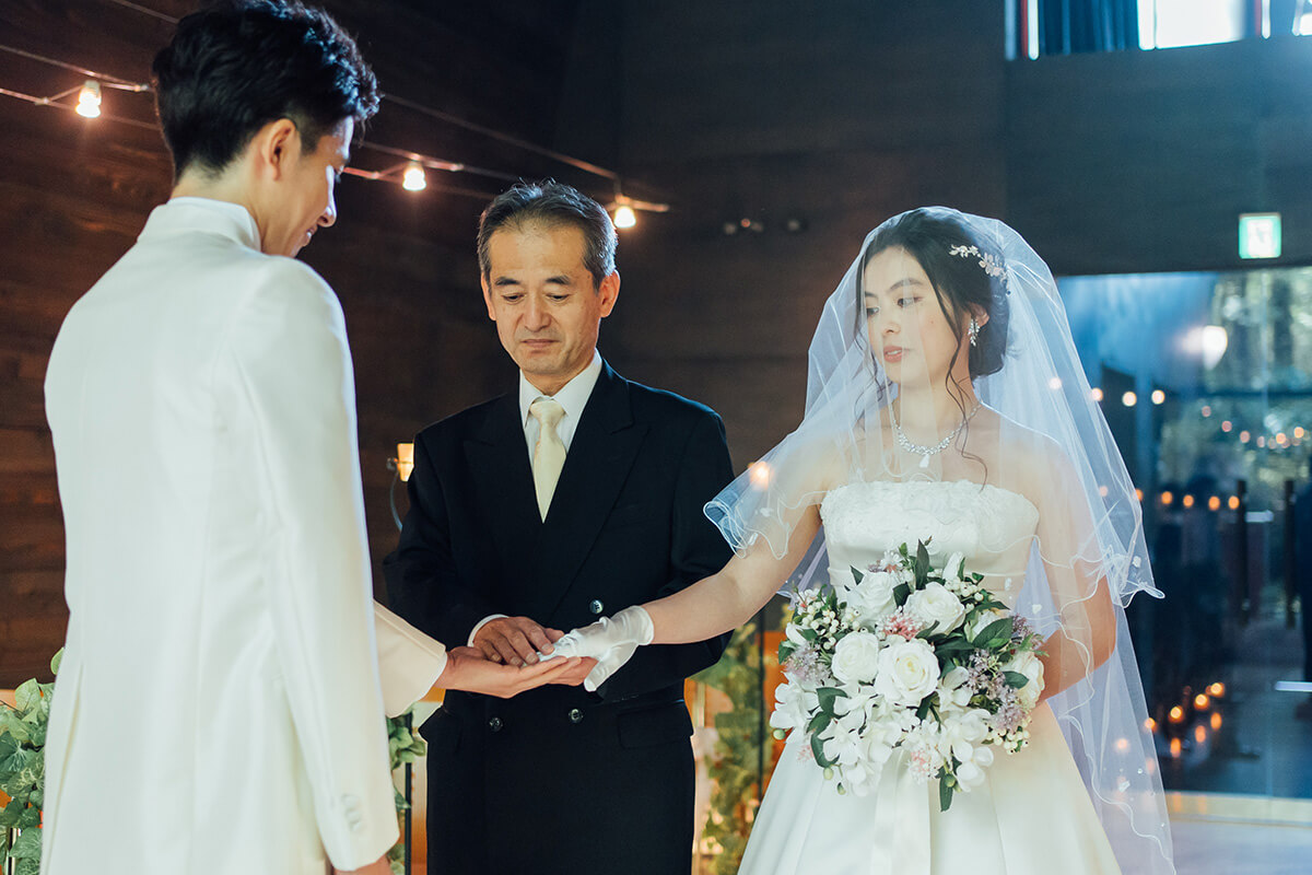 箱根の森 高原教会で挙げられたお客様の結婚式写真04