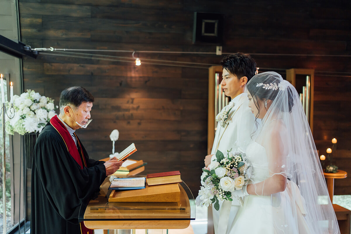 箱根の森 高原教会で挙げられたお客様の結婚式写真06