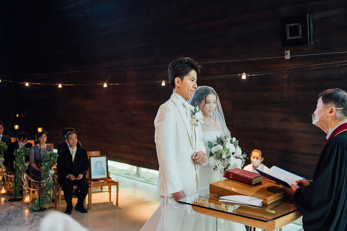 箱根の森 高原教会で挙げられたお客様の結婚式写真08