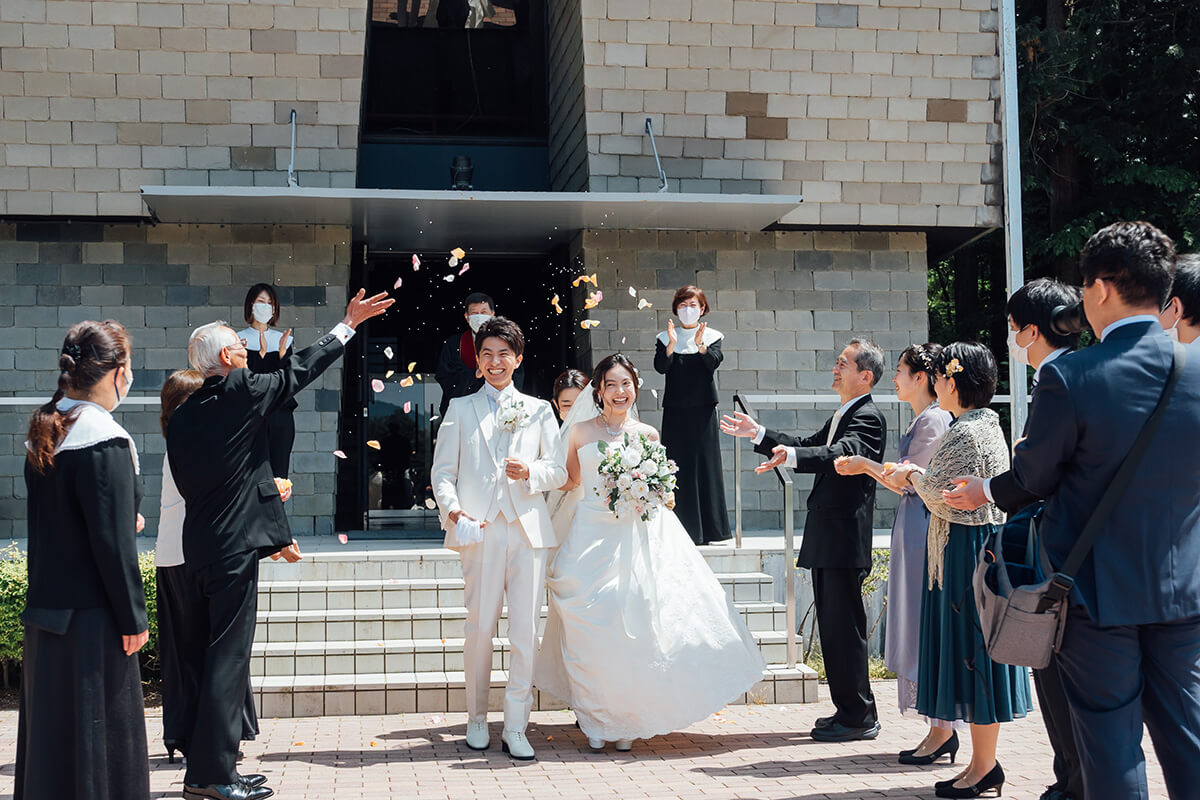 箱根の森 高原教会で挙げられたお客様の結婚式写真11