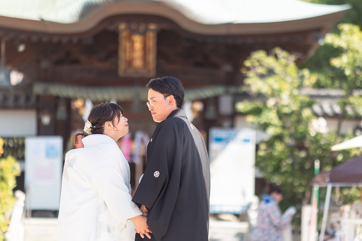 三津 嚴島神社で挙げられたお客様の結婚式写真01