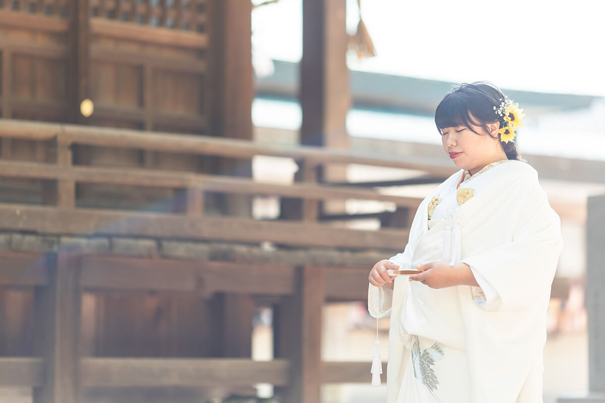 三津 嚴島神社で挙げられたお客様の結婚式写真02