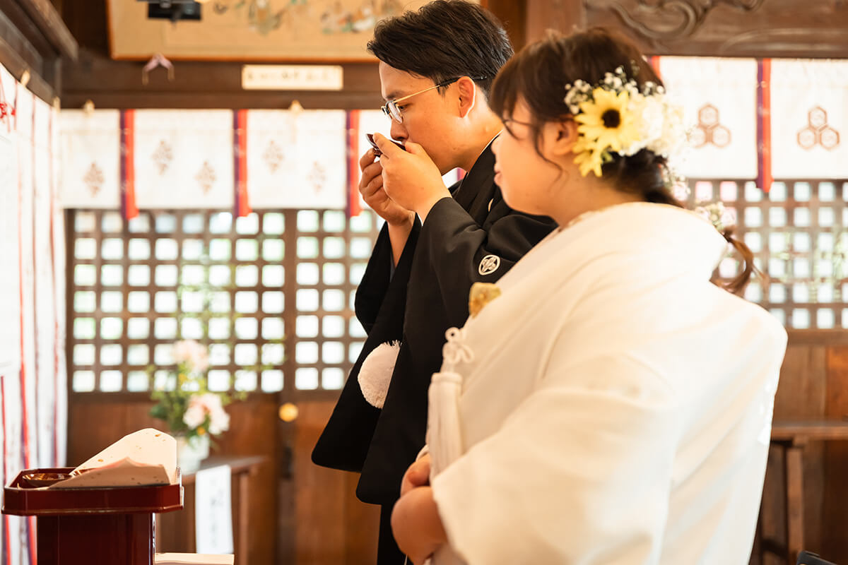三津 嚴島神社で挙げられたお客様の結婚式写真08