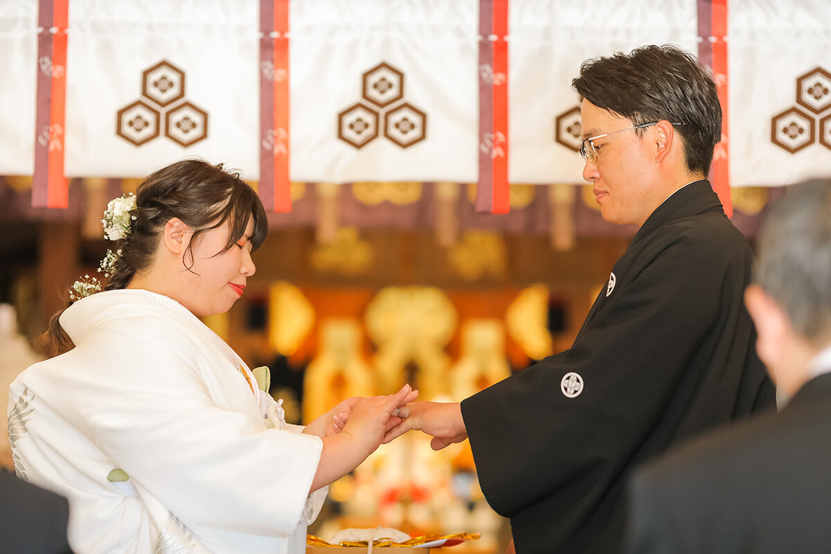 三津 嚴島神社で挙げられたお客様の結婚式写真10