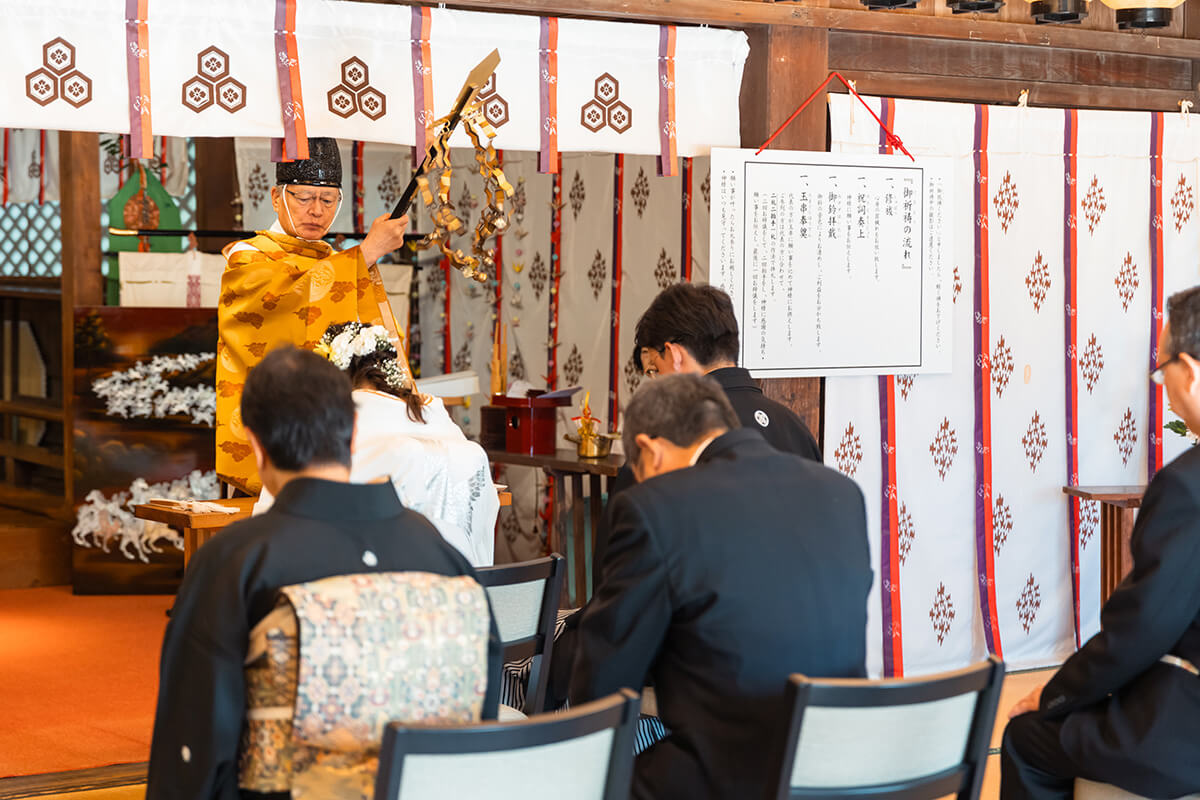 三津 嚴島神社で挙げられたお客様の結婚式写真11