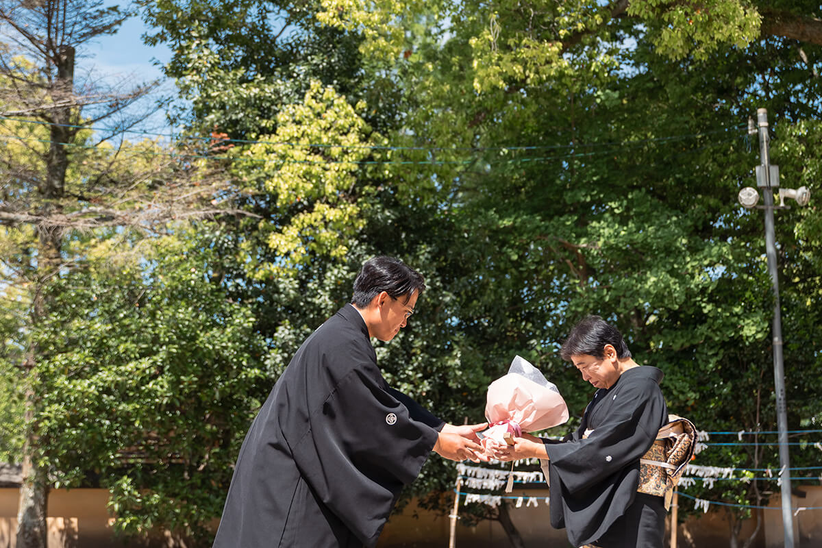 三津 嚴島神社で挙げられたお客様の結婚式写真14