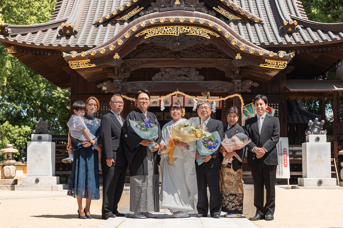 三津 嚴島神社で挙げられたお客様の結婚式写真15