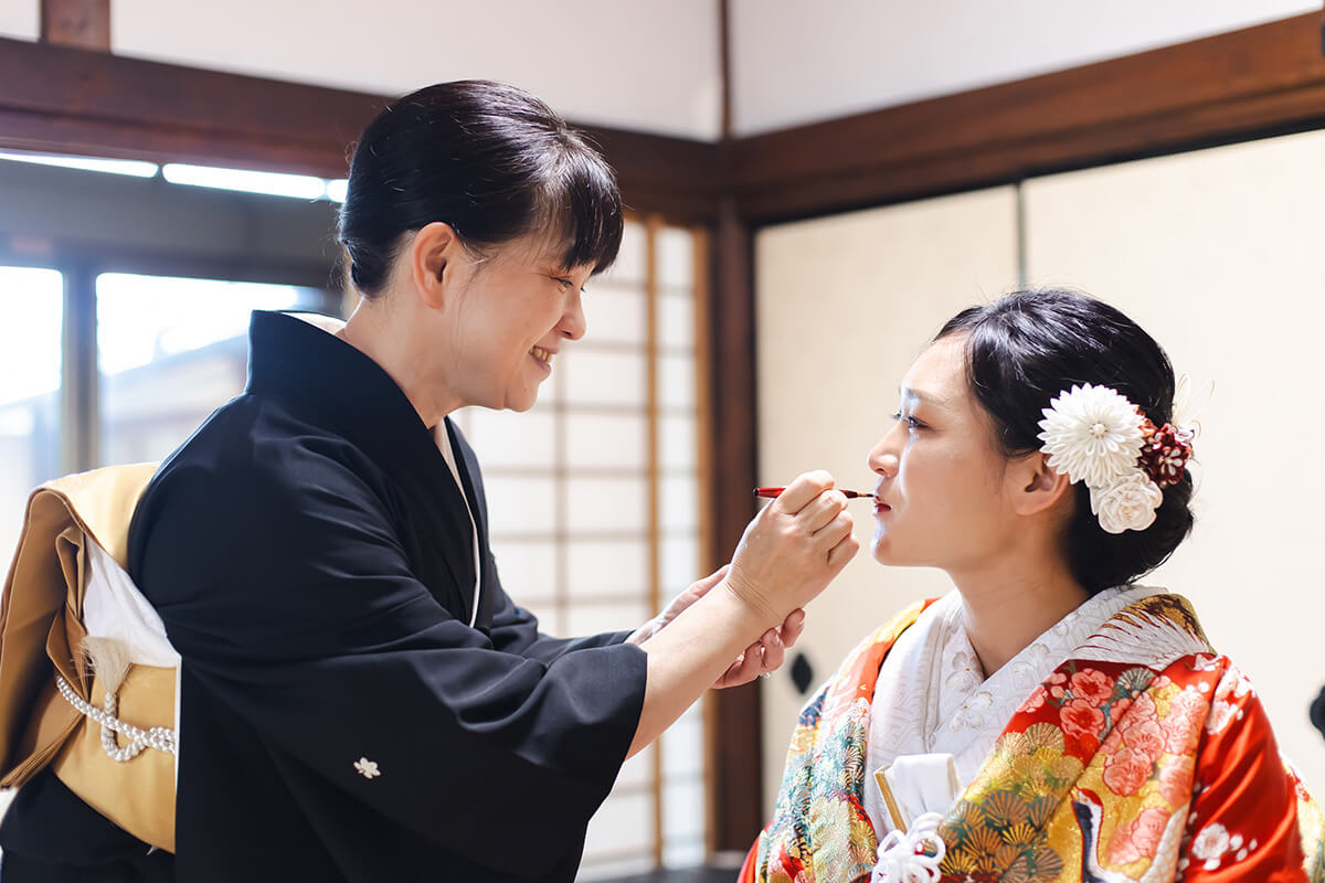 豊国神社で挙げられたお客様の結婚式写真03