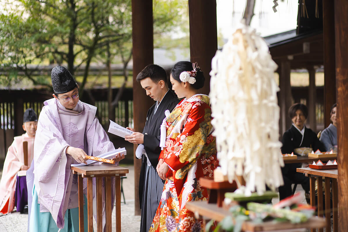 豊国神社で挙げられたお客様の結婚式写真10