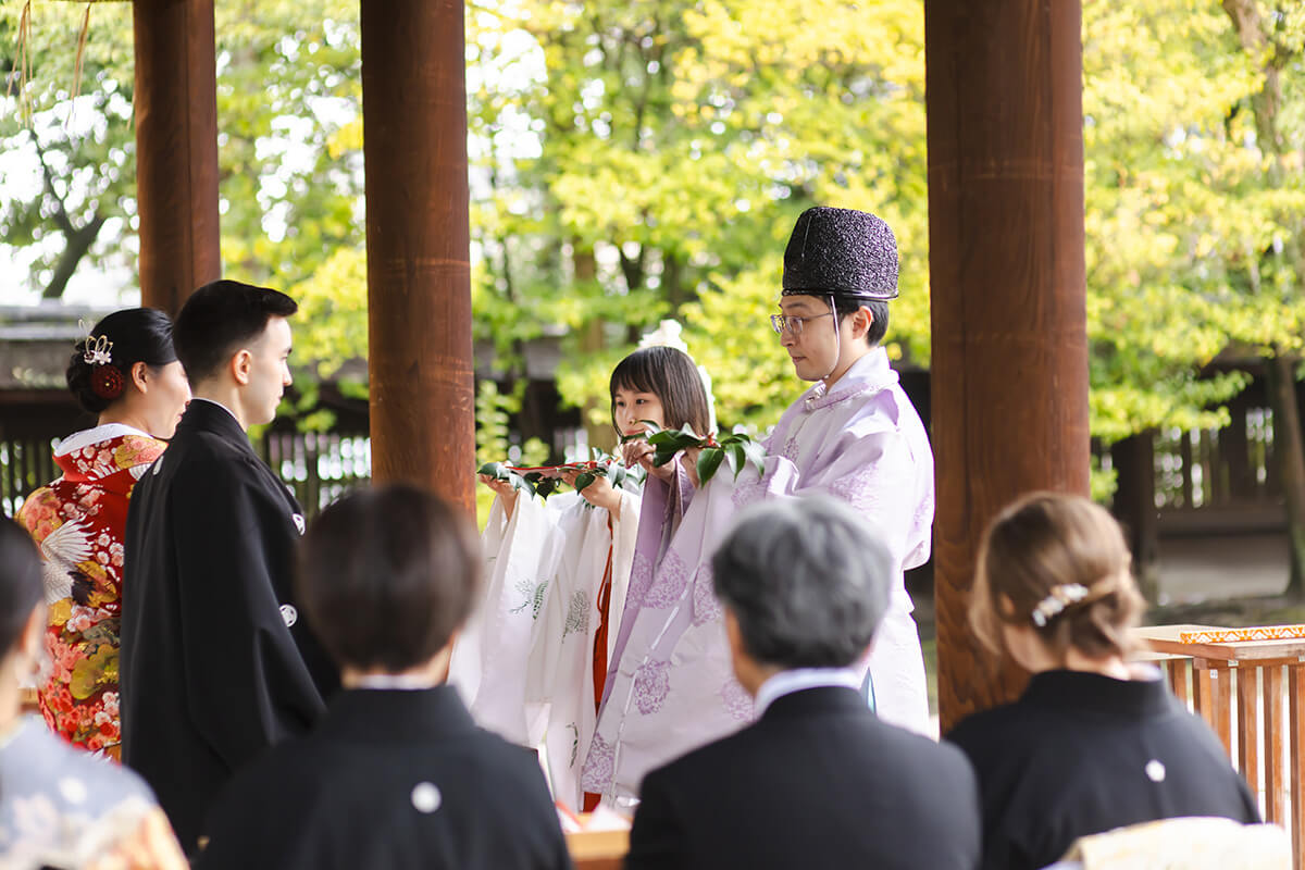 豊国神社で挙げられたお客様の結婚式写真11