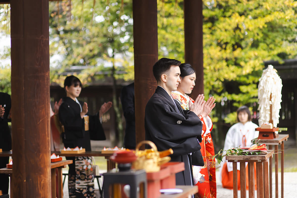 豊国神社で挙げられたお客様の結婚式写真12