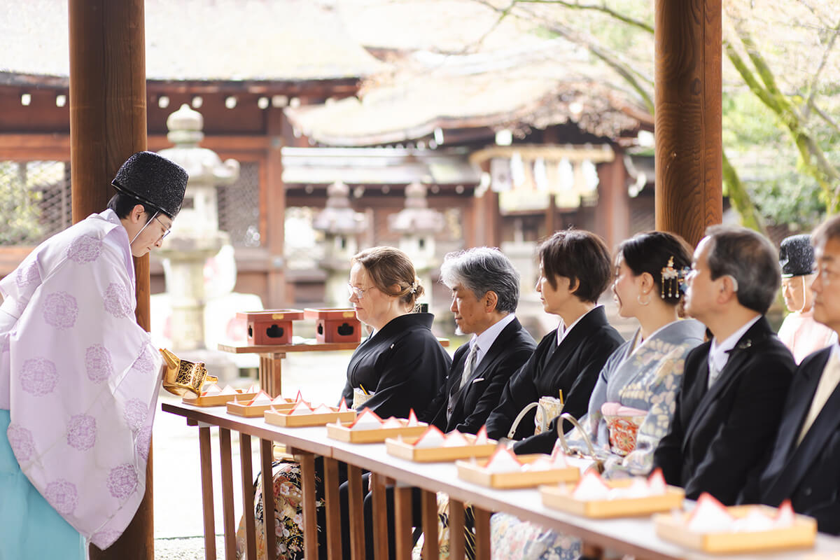 豊国神社で挙げられたお客様の結婚式写真13