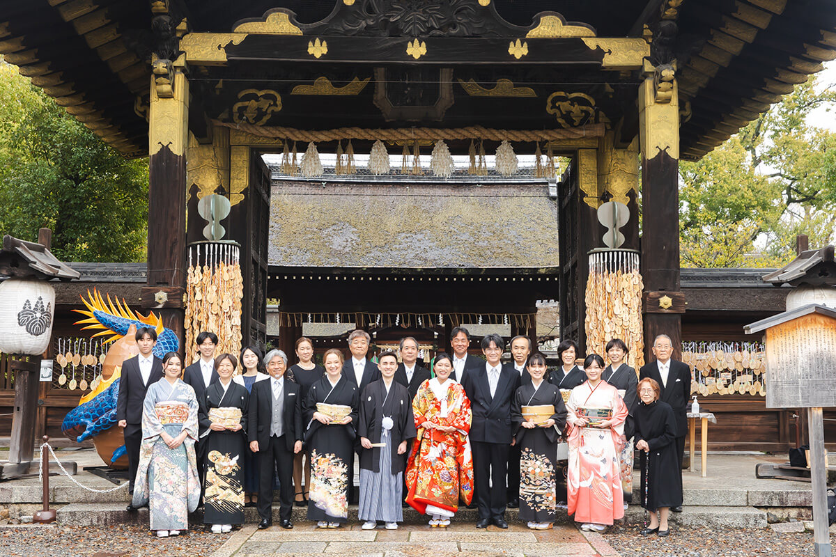 豊国神社で挙げられたお客様の結婚式写真16