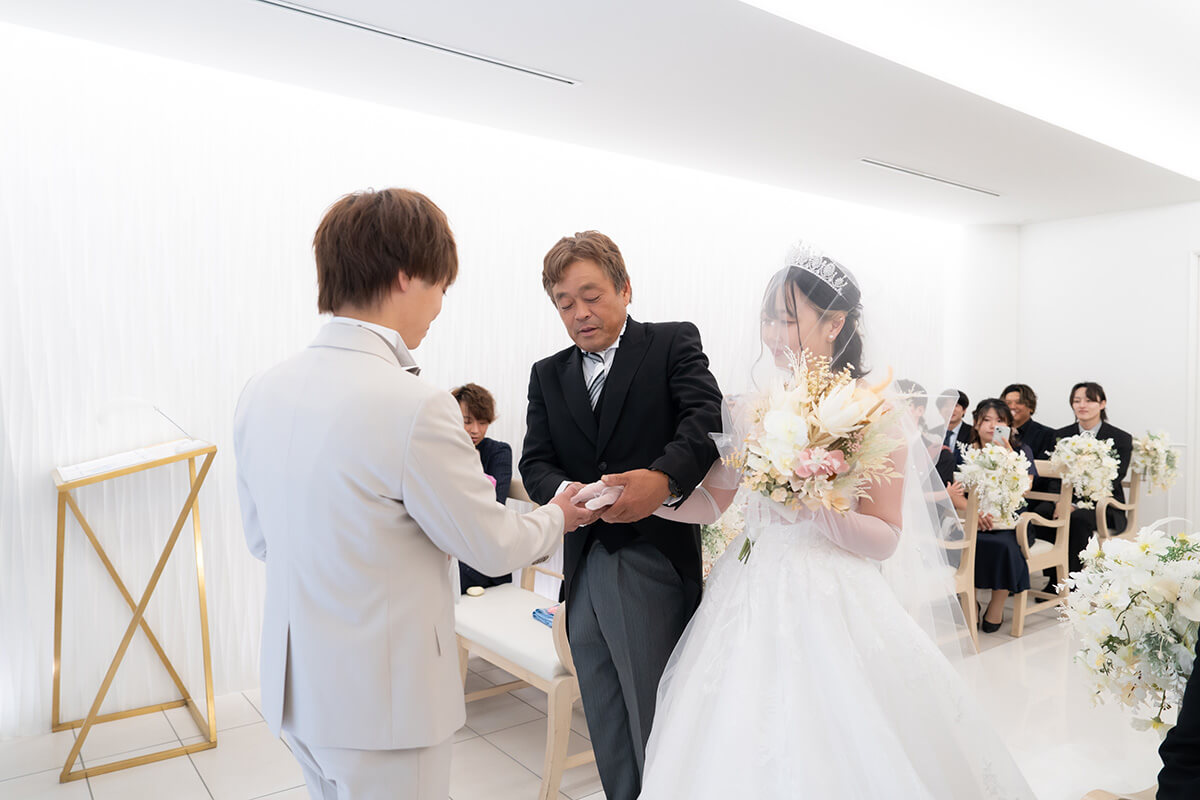 小さな結婚式 金沢チャペルで挙げられたお客様の結婚式写真04