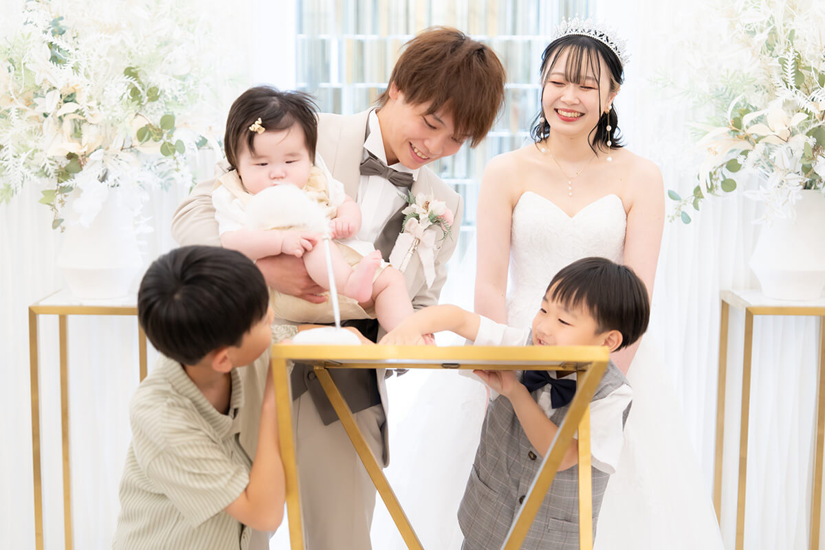 小さな結婚式 金沢チャペルで挙げられたお客様の結婚式写真