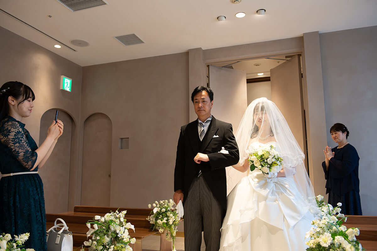 小さな結婚式 表参道チャペルで挙げられたお客様の結婚式写真04
