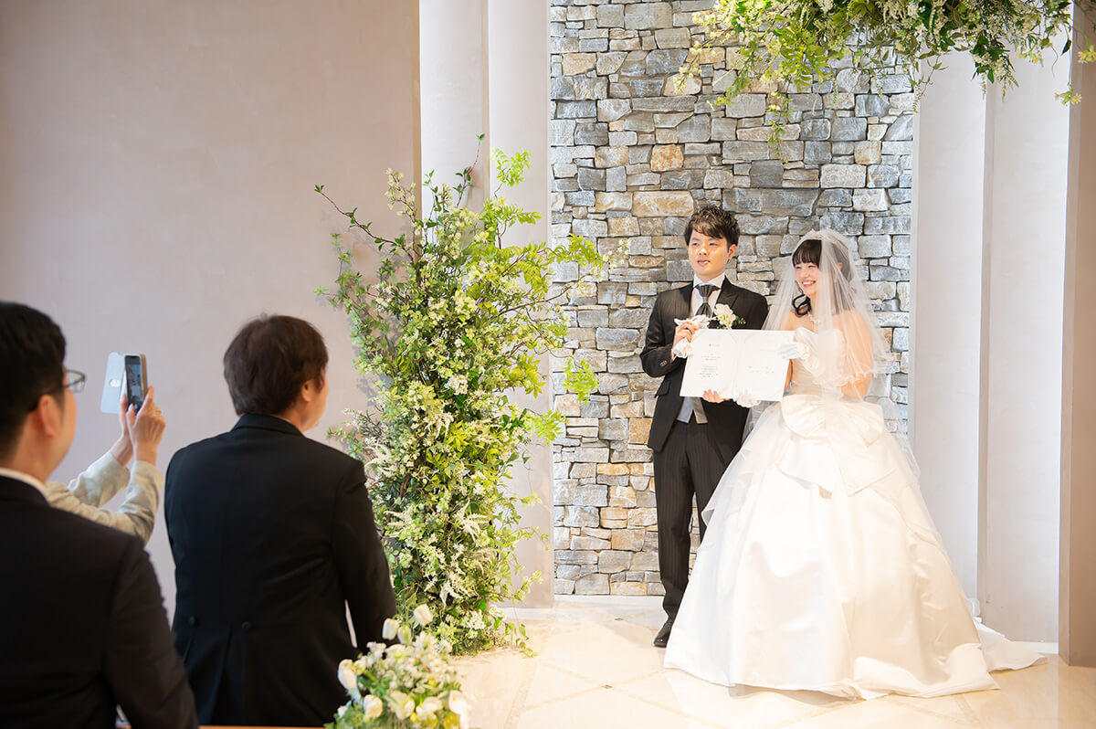小さな結婚式 表参道チャペルで挙げられたお客様の結婚式写真12