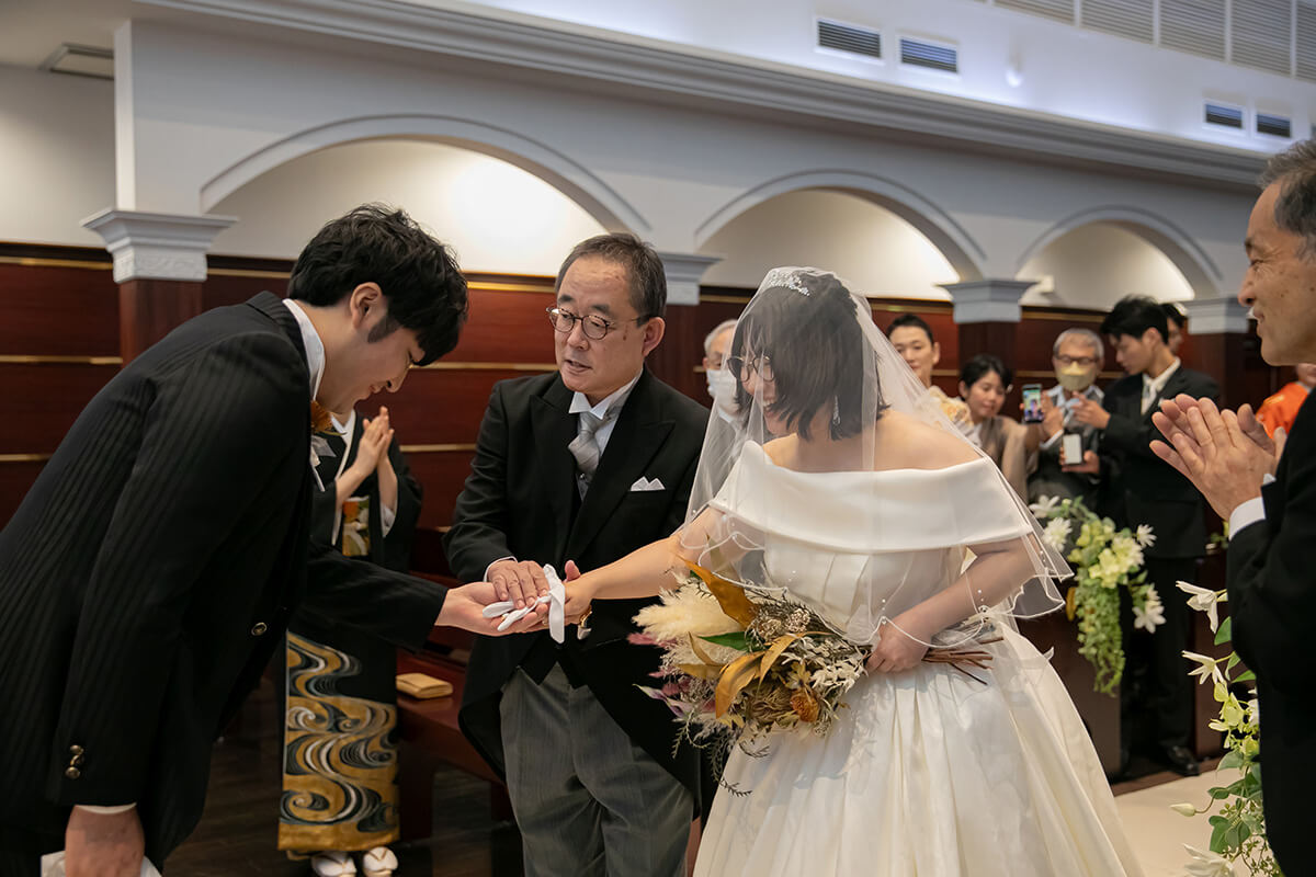アーリー迎賓館チャペルで挙げられたお客様の結婚式写真03