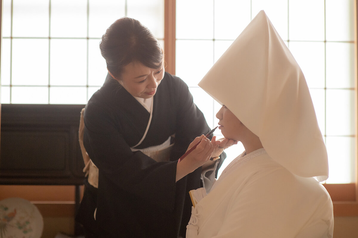 福岡縣護國神社で挙げられたお客様の結婚式写真01