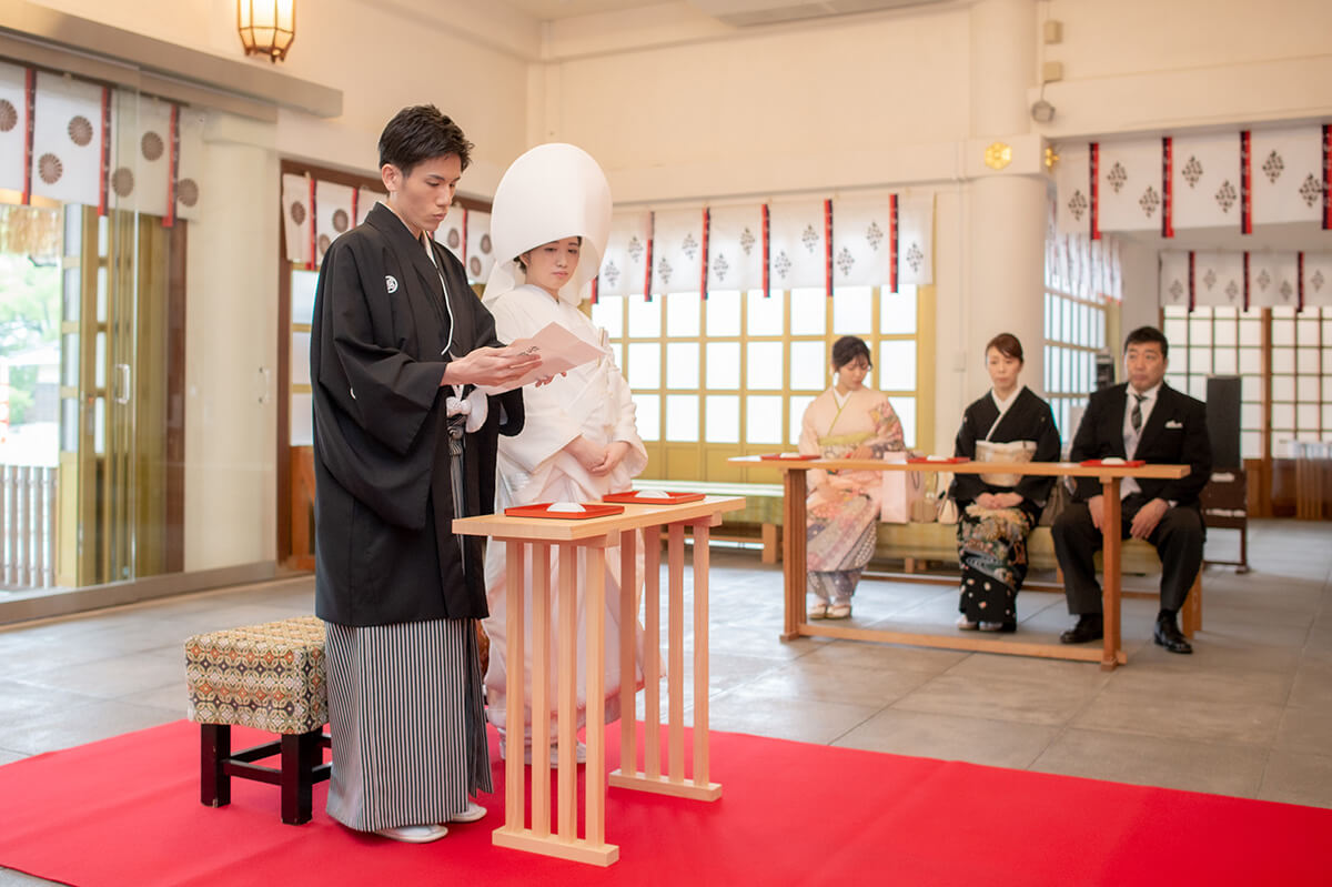 福岡縣護國神社で挙げられたお客様の結婚式写真07