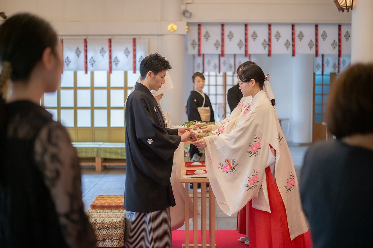 福岡縣護國神社で挙げられたお客様の結婚式写真08