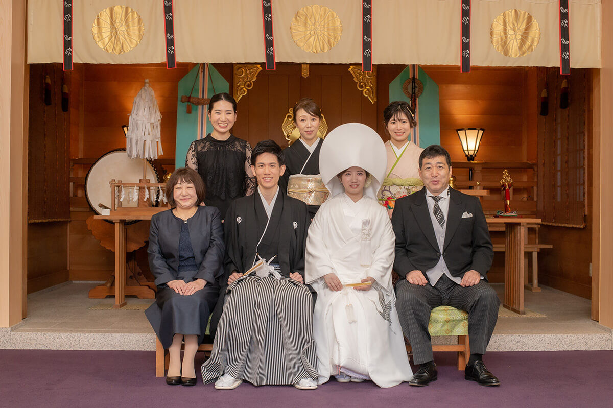 福岡縣護國神社で挙げられたお客様の結婚式写真14