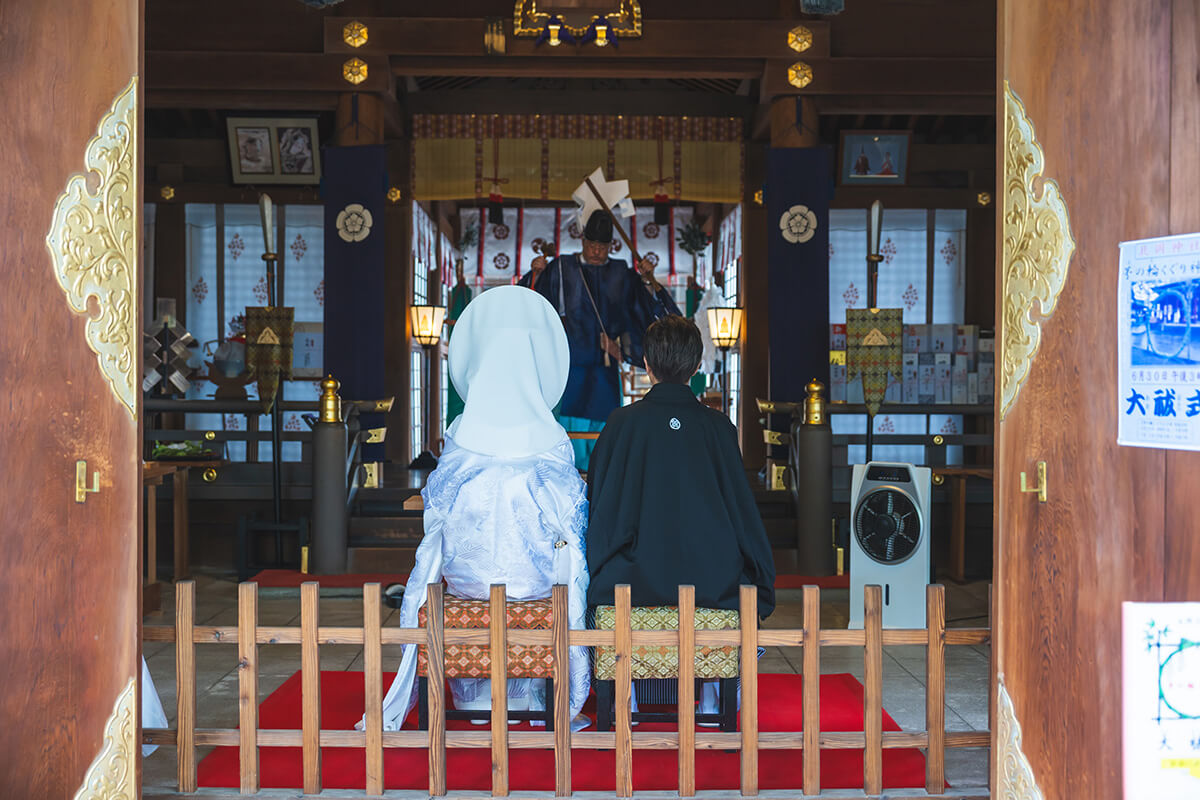 北岡神社で挙げられたお客様の結婚式写真06