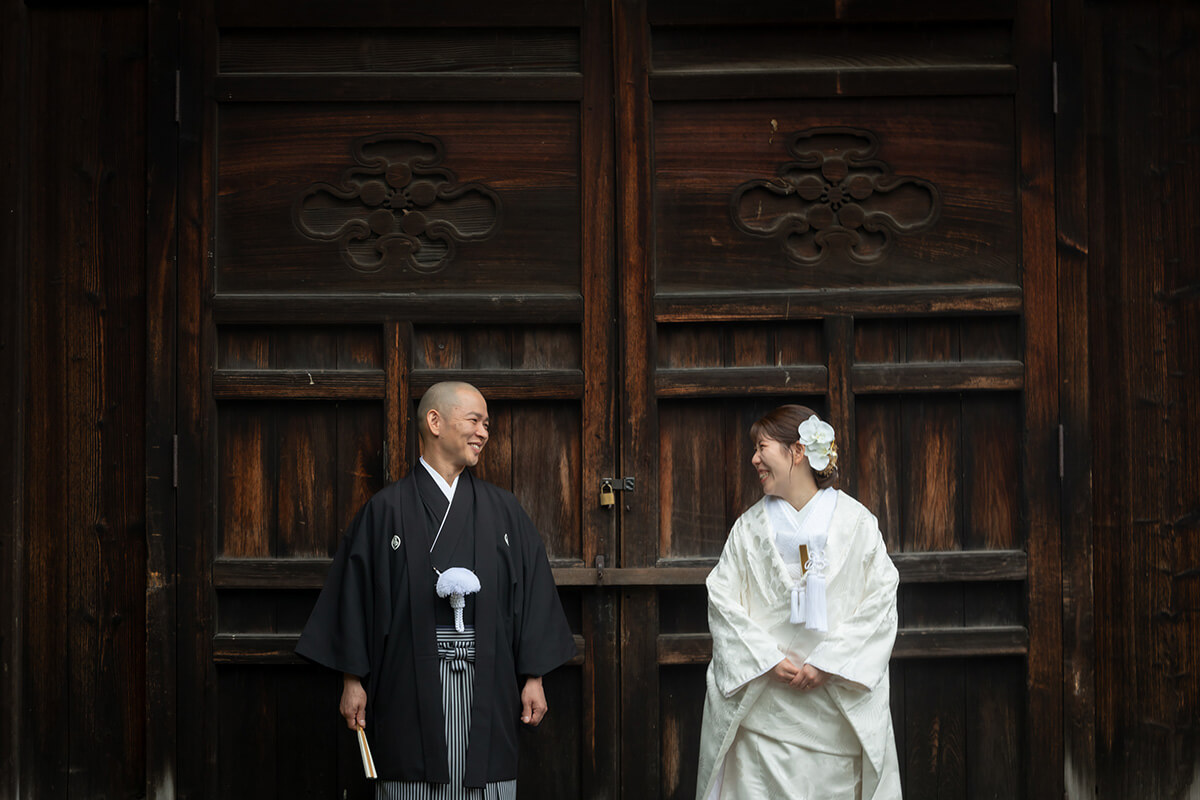 尾山神社で挙げられたお客様の結婚式写真01