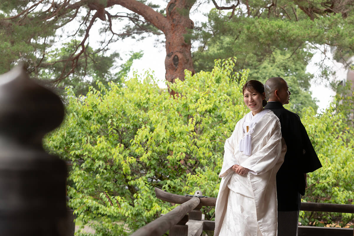 尾山神社で挙げられたお客様の結婚式写真03