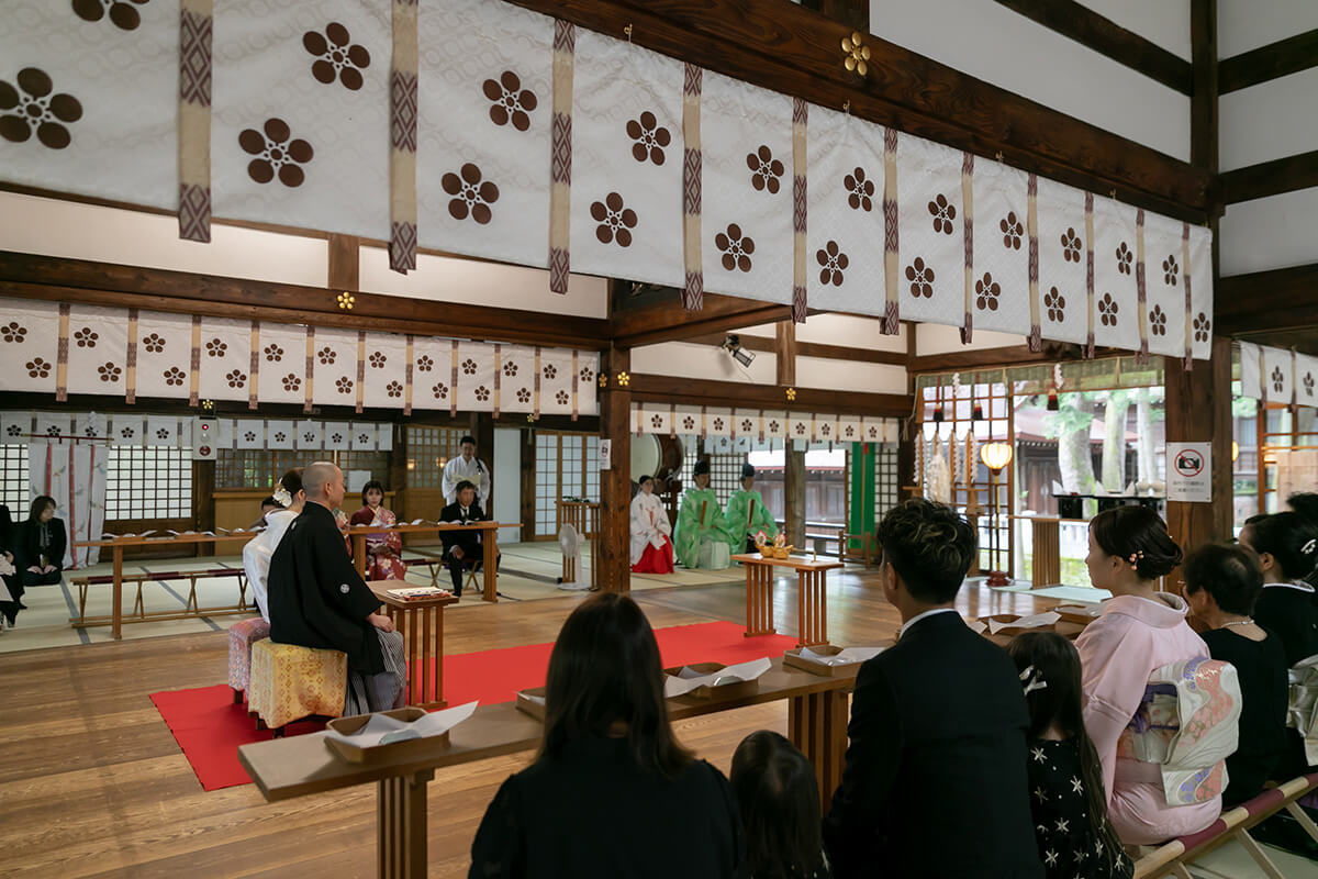 尾山神社で挙げられたお客様の結婚式写真04